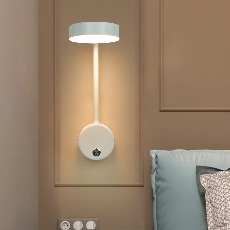 NordicGlow - Rotatable LED Wandlamp voor Woonkamer en Slaapkamer