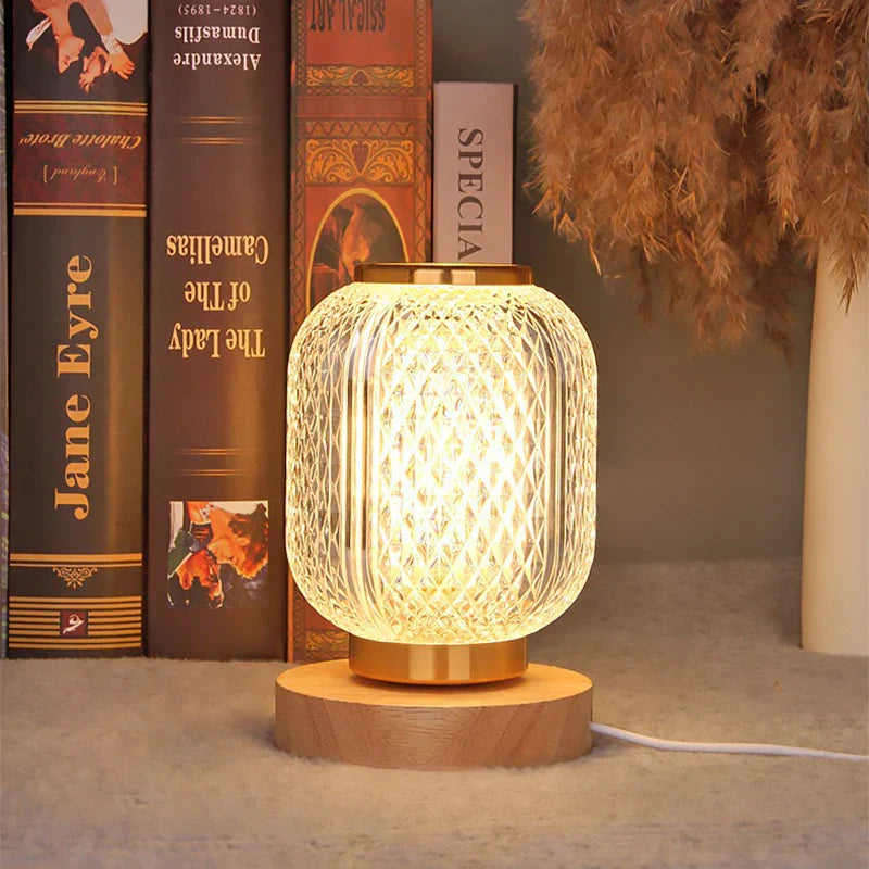 CrystalGlow - Luxe Kristallen Tafellamp met LED Verlichting