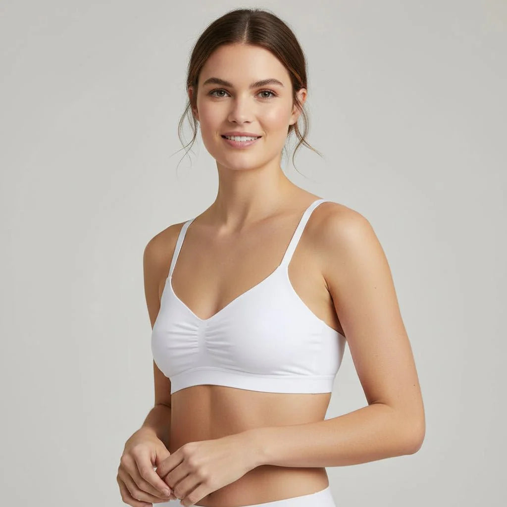Seamless Wireless Push Up Bra Women Full Support