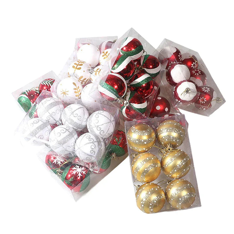 WinterGlans - Elegante Sneeuwvlok Kerstballen
