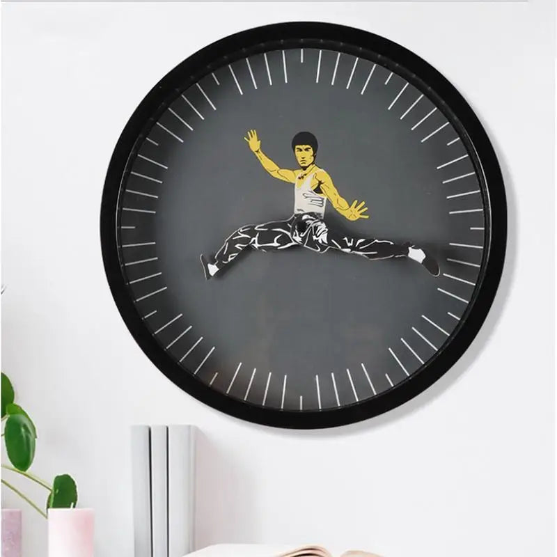 KungFuTime - Chinese Kung Fu Wall Clock for Unique Decoration
