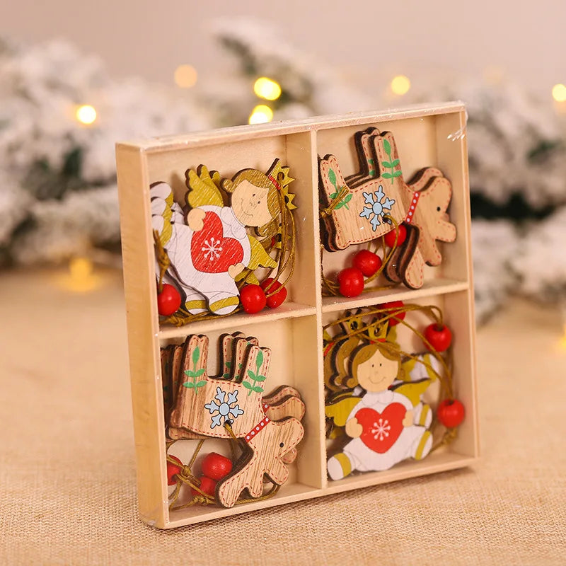 OrnamentGnomes – Decorazioni da appendere in legno per Natale