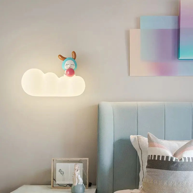 KinderDroom - LED Kinderkamer Wandlamp met Cartoon Dierenontwerp