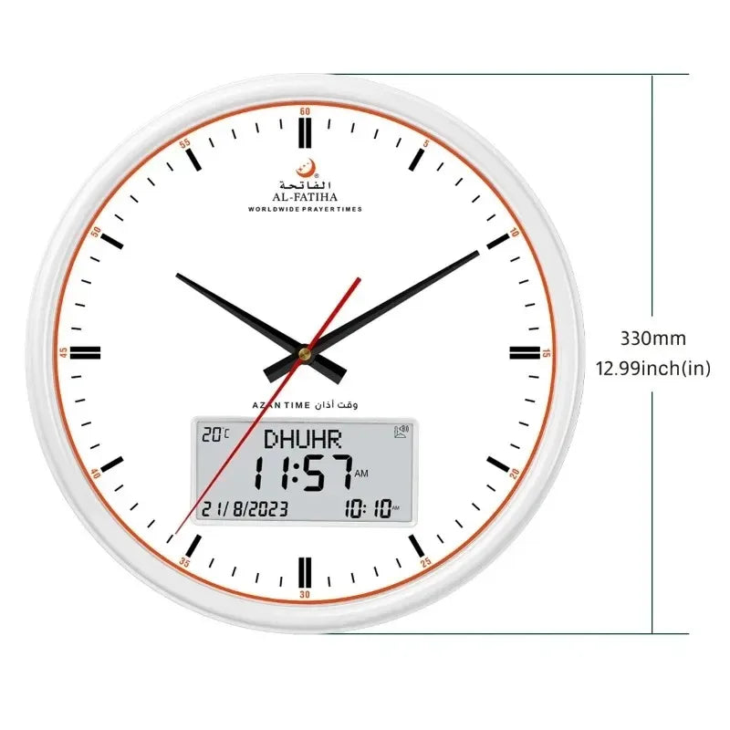 GebedsTijd - Slimme Wandklok met Azan en Hijri Kalender