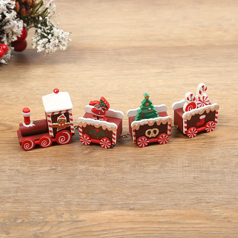 KerstExpress - Feestelijke Plastic Kersttrein voor Decoratie