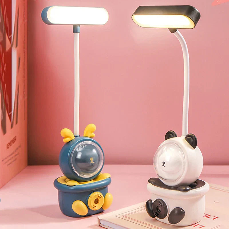 LumiStudy – Draadloze LED Bureaulamp voor Kinderen, Dimbaar en Oogvriendelijk
