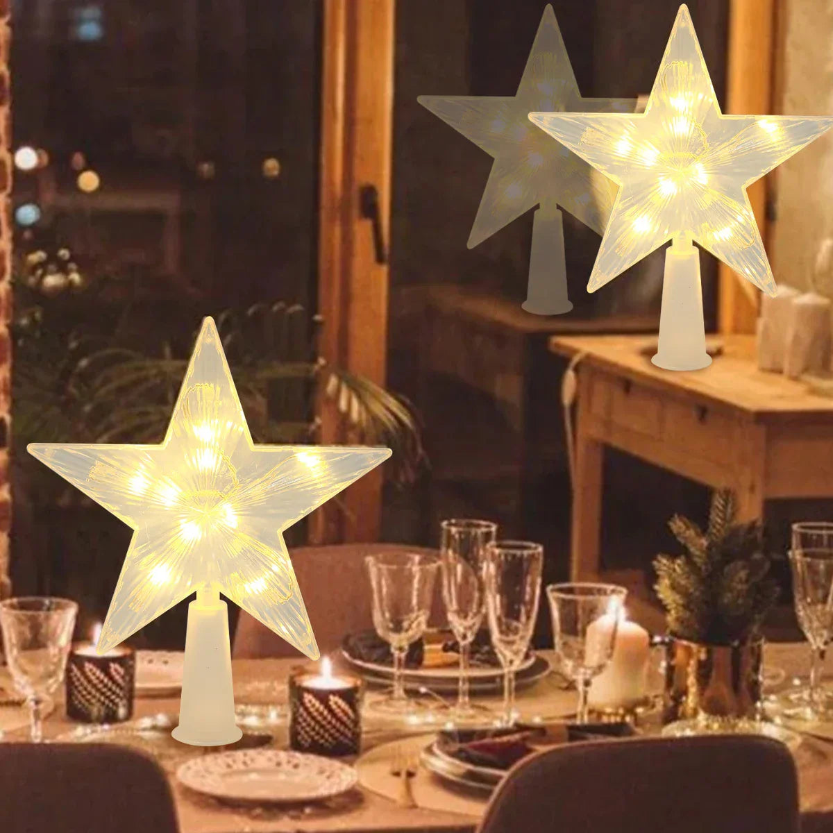 BrightStar - Stella Luminosa per la Punta dell'Albero di Natale