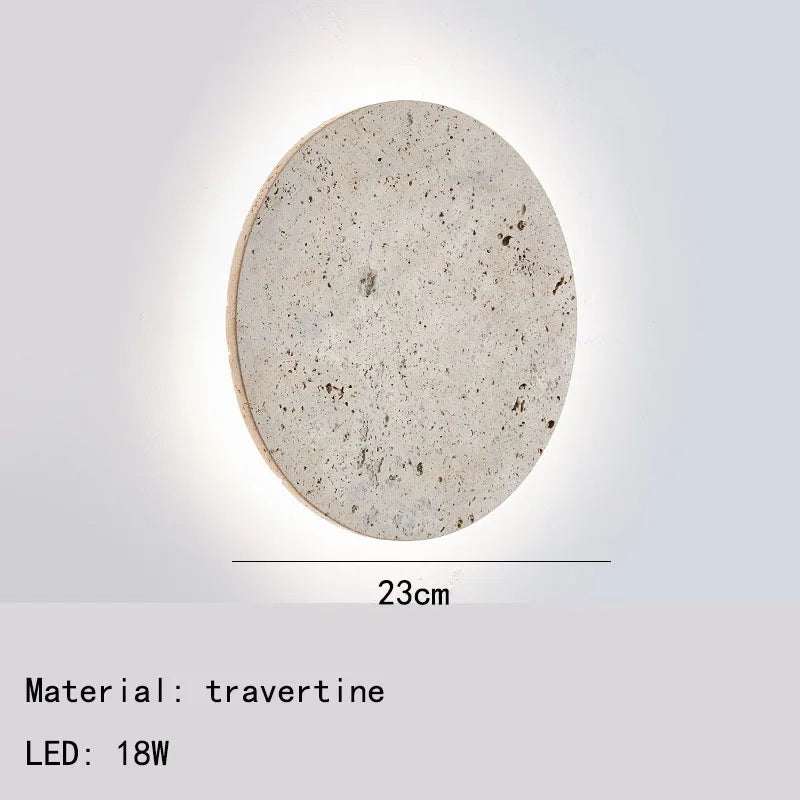 ZenGlow - Minimalistische Wandlamp in Wabi-Sabi Stijl