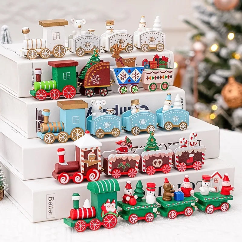 KerstExpress - Feestelijke Plastic Kersttrein voor Decoratie