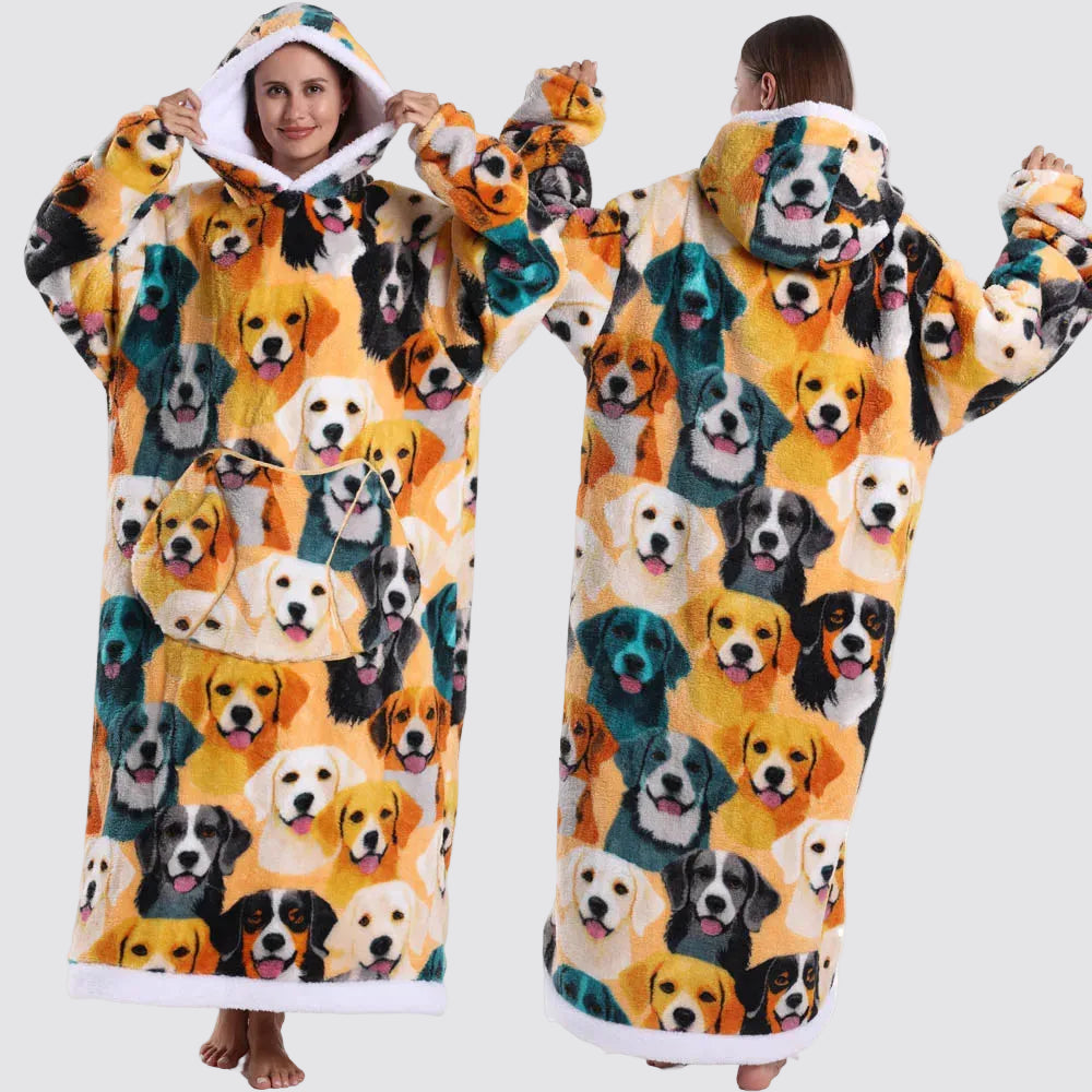 Fleece Oversized Hoodie Gezellige Stijlvolle Slaapzak Hoodie