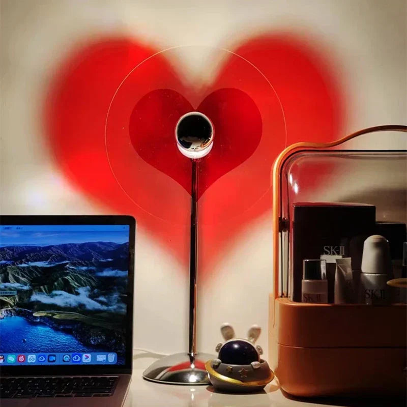 RomanticGlow - LED Projectielamp met Warme Sfeerverlichting