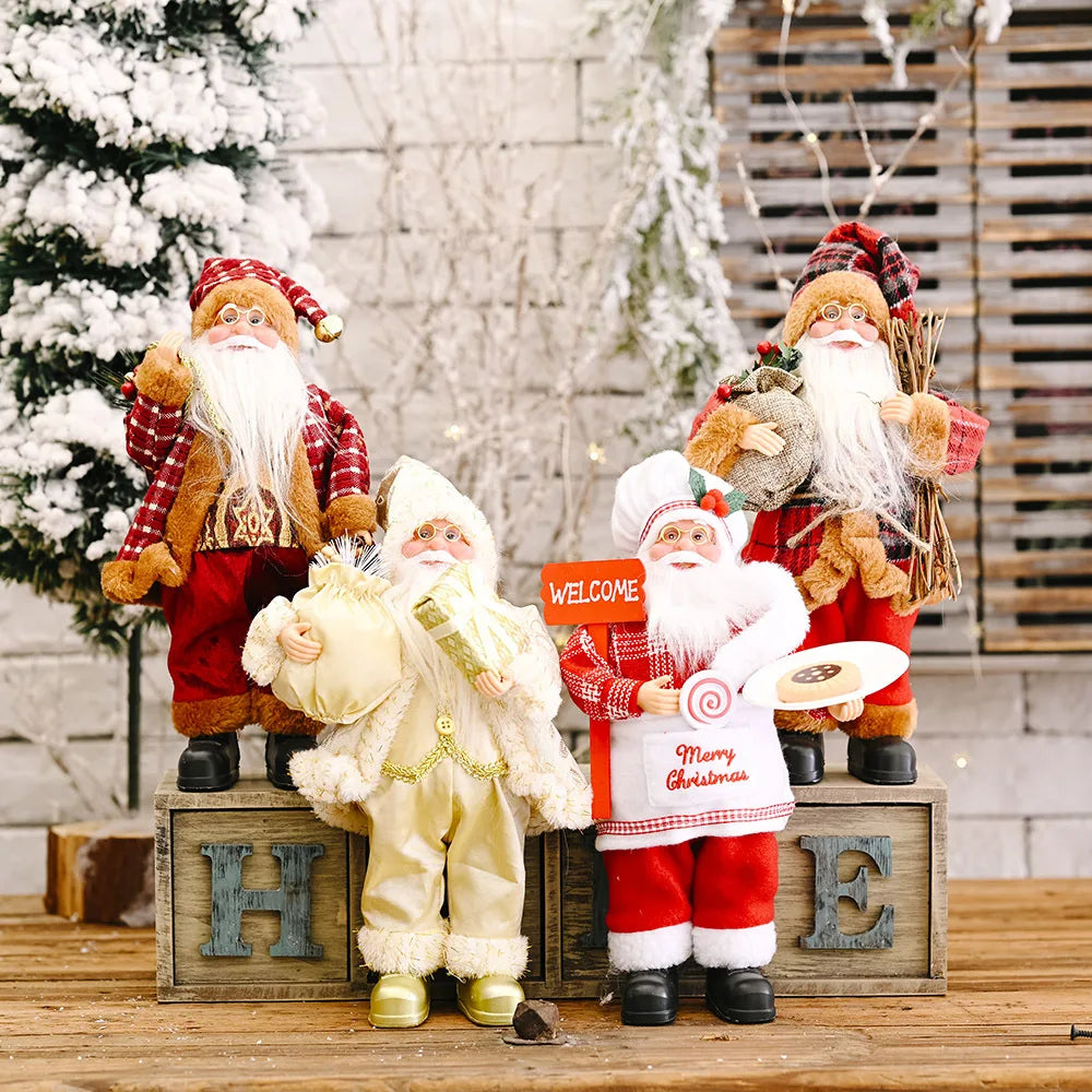 KerstPop - Santa Claus Plush voor Feestelijke Decoratie