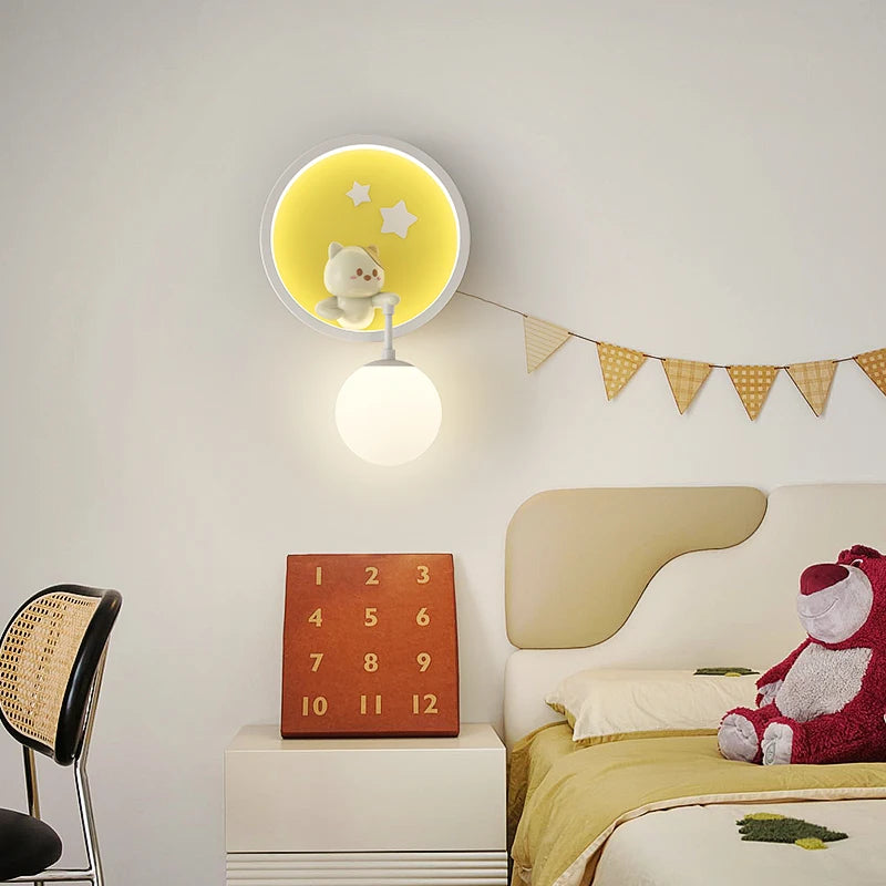 RomanticWall - Children's Room Wall Lamp with Animal Motif