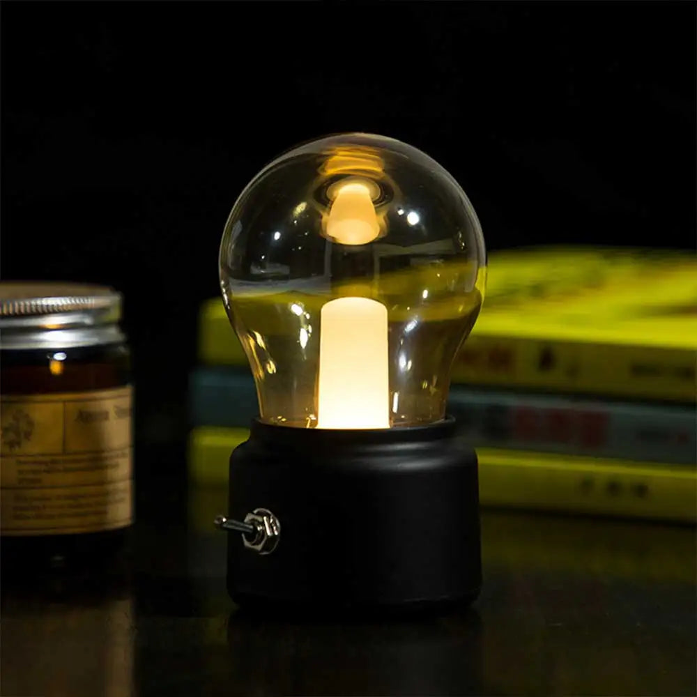 RetroLED - Oplaadbare LED Lamp in Vintage Ontwerp