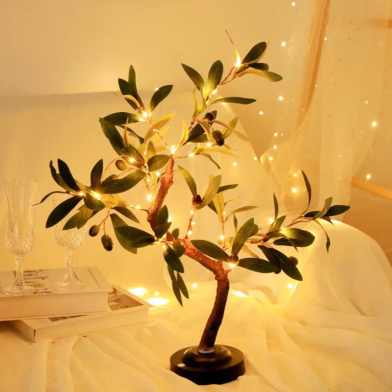 LumiTree - LED Boomlamp met Verwijderbare Basis – Sfeervolle Verlichting voor Woon- en Slaapkamer