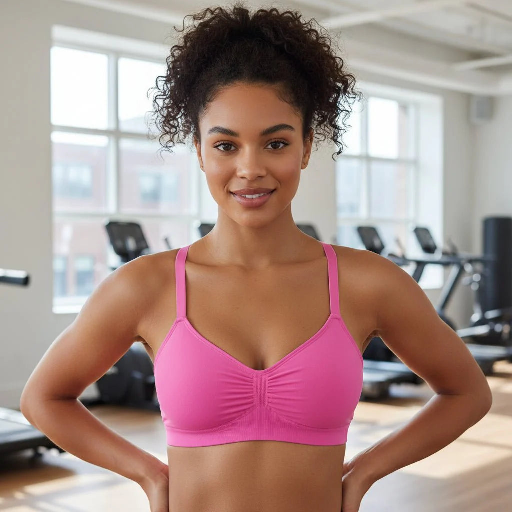 Seamless Wireless Push Up Bra Women Full Support
