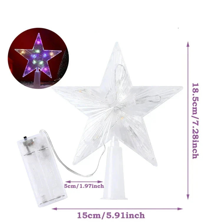 BrightStar - Stella Luminosa per la Punta dell'Albero di Natale