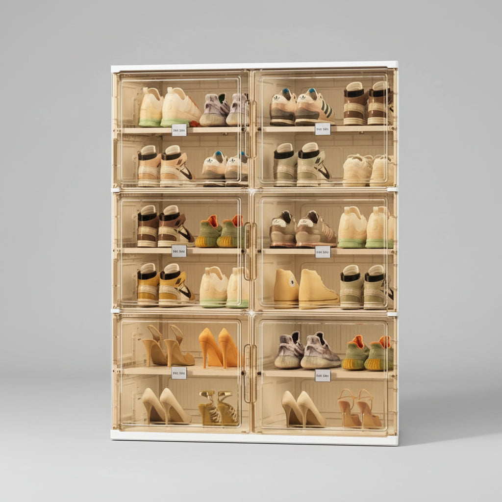 Smart Shoe Organizer Space-Saving Stackable Durable