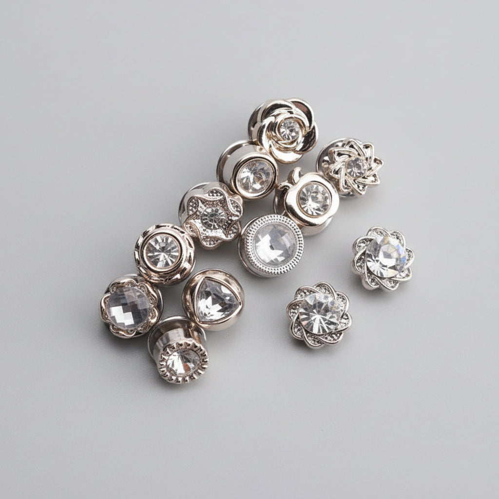 Bottoni Pressione Abbigliamento Chiusura Magnetica Metallo Camicette