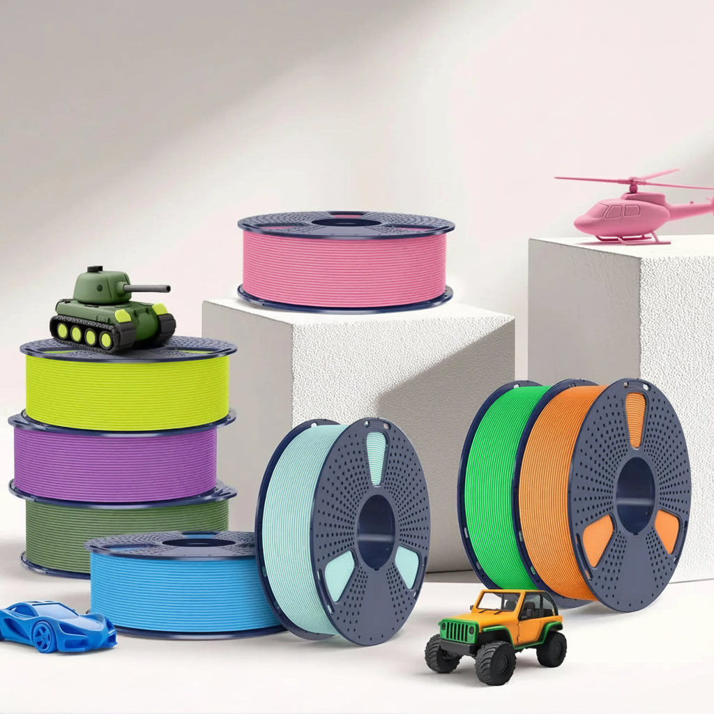 PLA Matte 3D Filament FDM Printers Kleurvolle Milieuvriendelijke Materialen