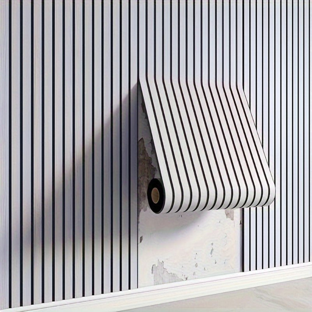 Self Adhesive 3D Wood Effect Wall Panels PVC Home Decor Panels 5