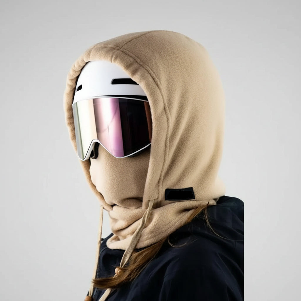 Waterdichte Fleece Hoed Buitenactiviteiten Winddicht Verstelbaar 3in1 Functie