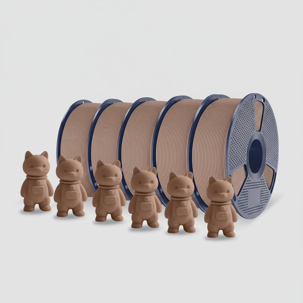PLA Matte 3D Filament FDM Printers Kleurvolle Milieuvriendelijke Materialen