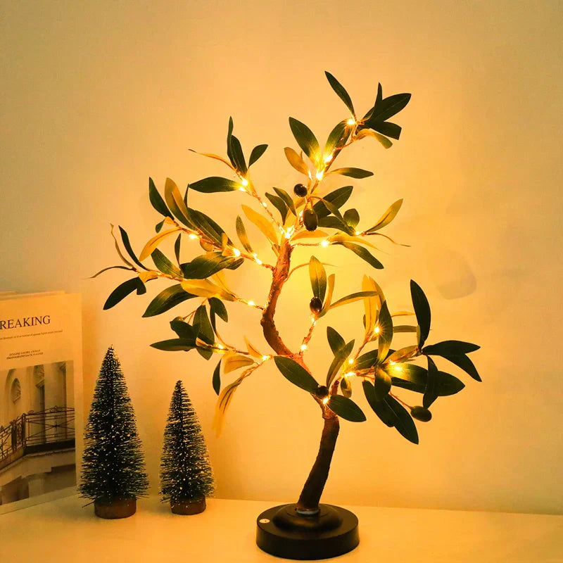 LumiTree - LED Boomlamp met Verwijderbare Basis – Sfeervolle Verlichting voor Woon- en Slaapkamer