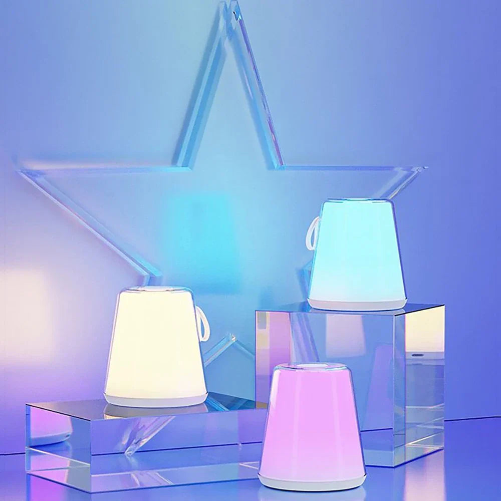 GlowTouch - Waterdichte RGB Tafellamp, Draagbare LED Lamp