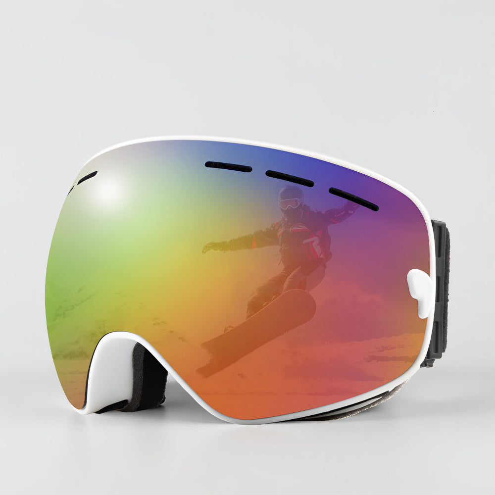 Ski Goggles Frameless OTG Interchangeable Lens Design