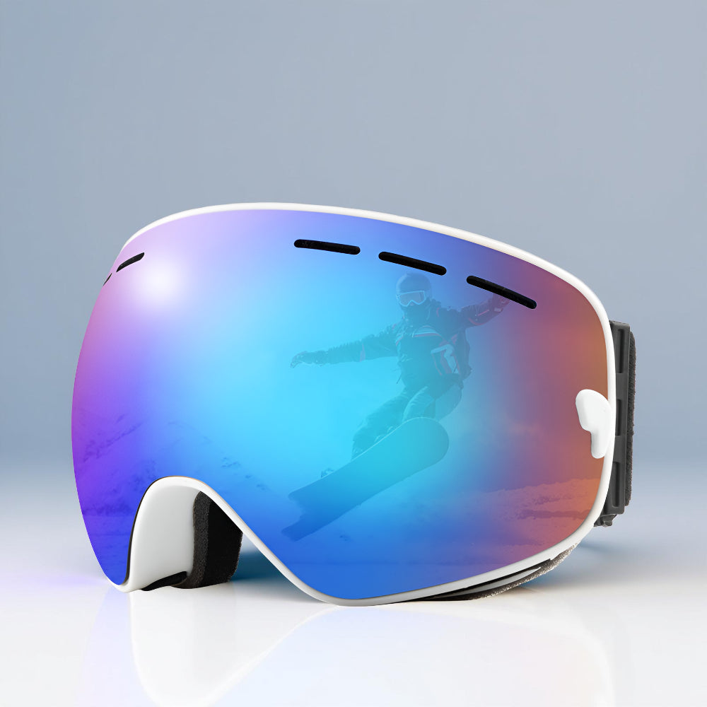 Ski Goggles Frameless OTG Interchangeable Lens Design