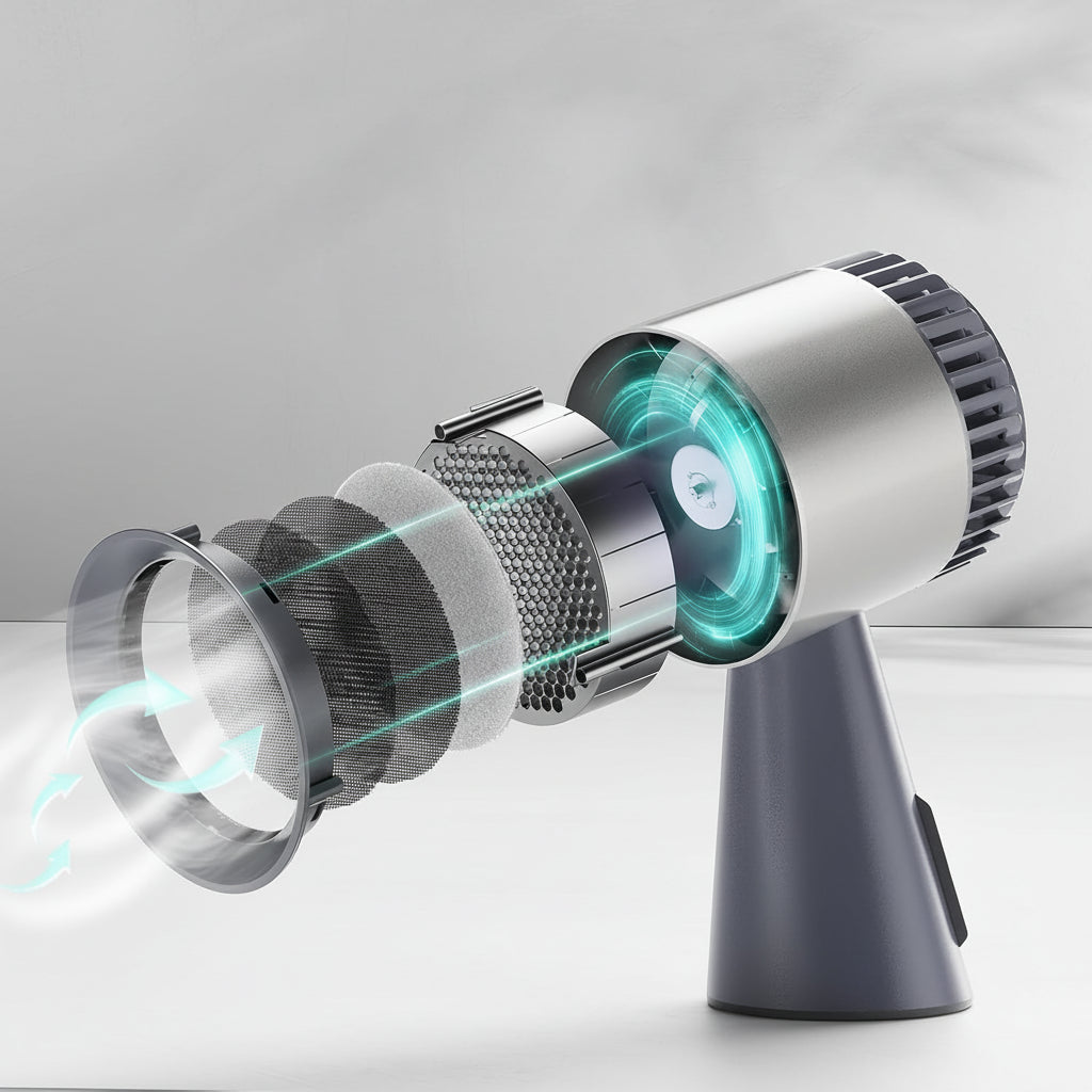 Afzuigkap Draagbaar Keuken Compact Rook Geurfilter