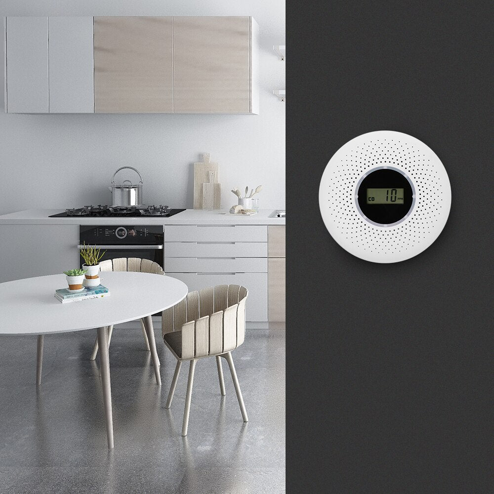 Smoke and Carbon Monoxide Detector 2-in-1 Long Battery Life Safety Device 4