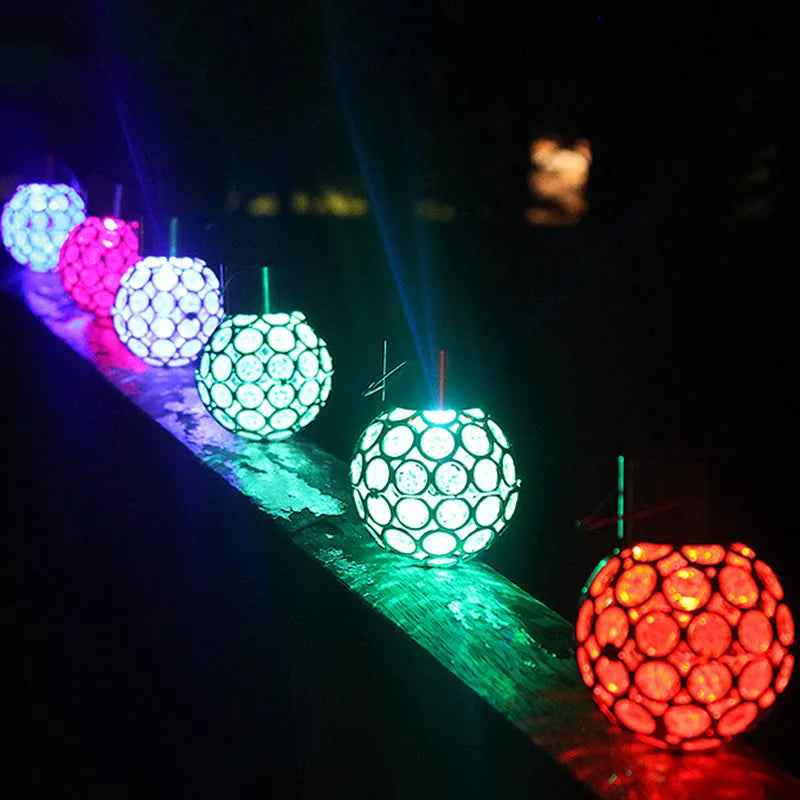 LumiSphere - Waterproof Solar Hollow Sphere Lamp for Outdoors – LED Garden Lighting for Patio and Balcony
