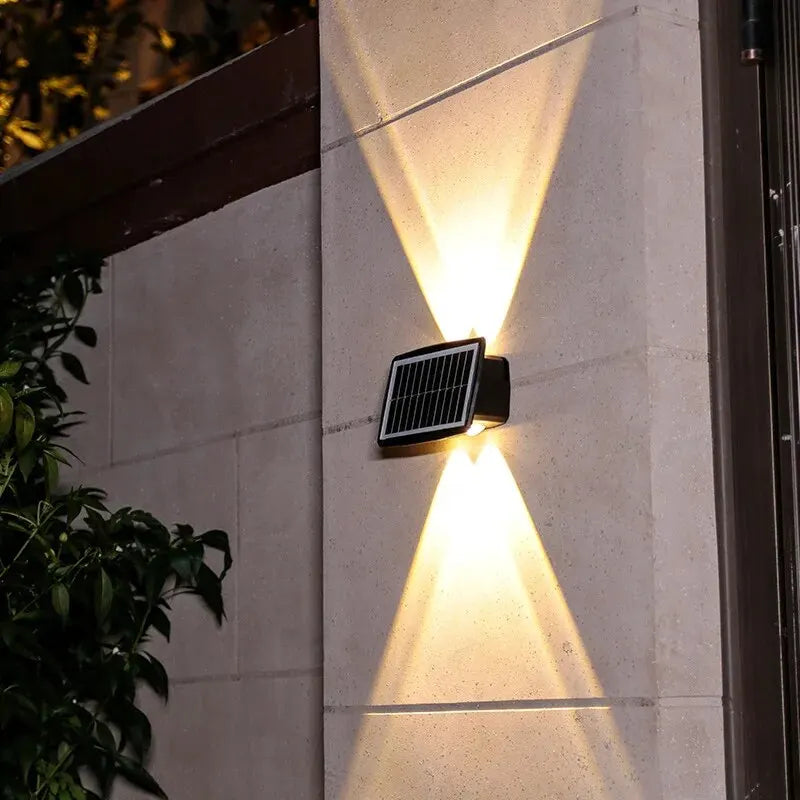 SunGlare - Solar Outdoor Wall Lamp
