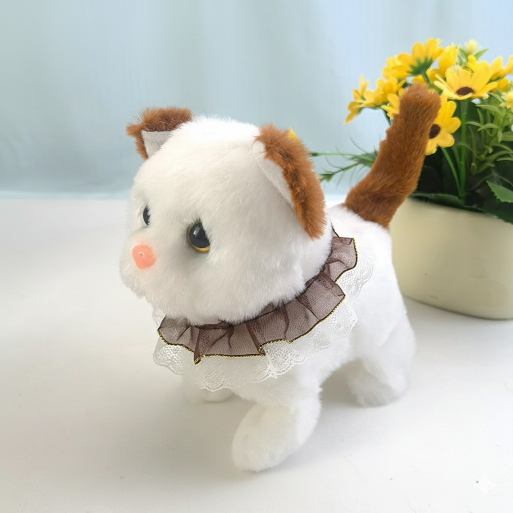 Speelgoed Interactieve Pluche Robot Kat Realistische Perzische