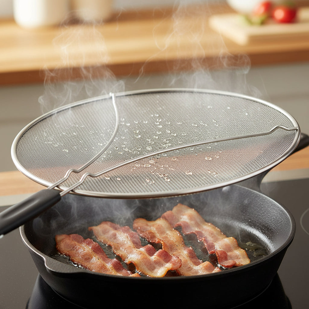 Ecrã de Proteção Contra Salpicos em Aço para Cozinha Antimanchas