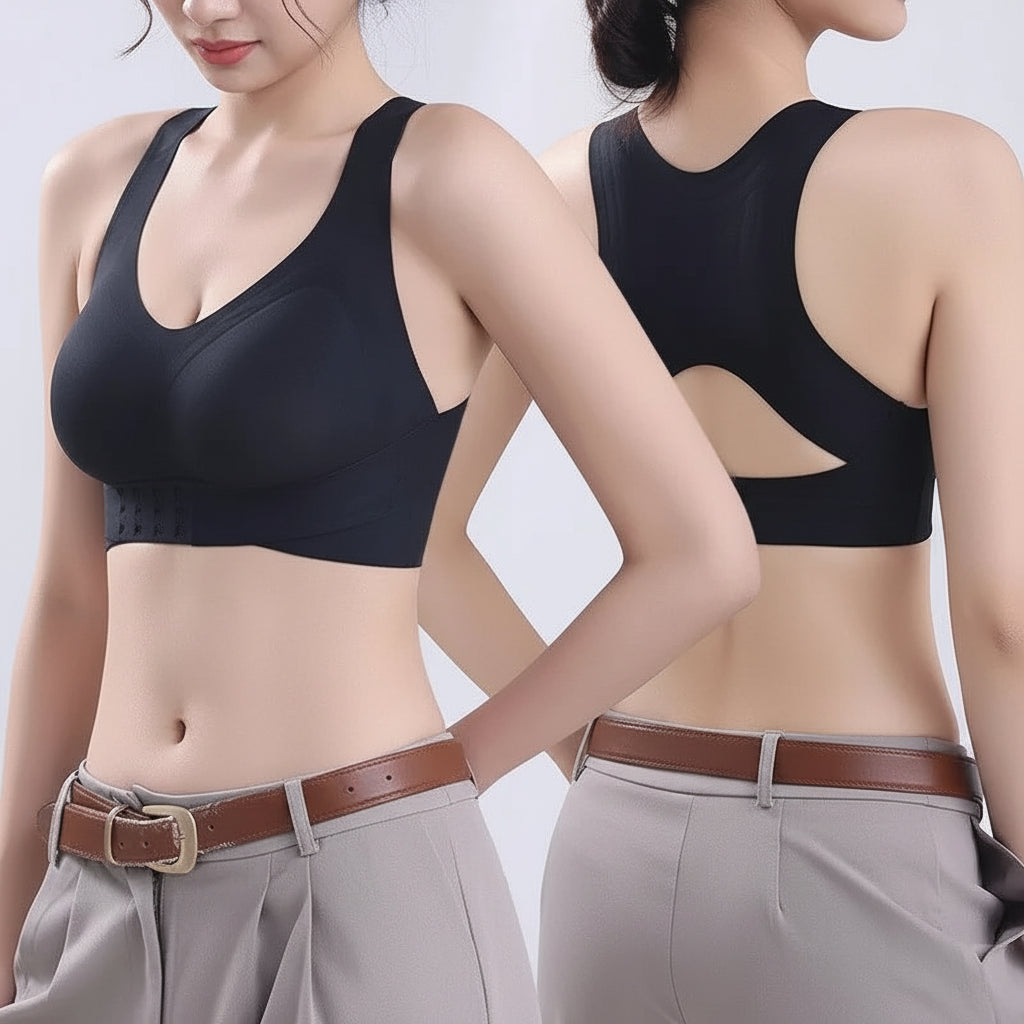 Sutiã Desportivo Confortável com Alças Ajustáveis Suporte para Boa Postura