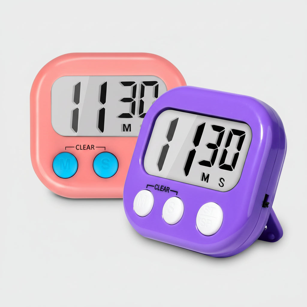 Temporizador Digital Grande Ecrã Temporizador de Cozinha e Sala de Aula