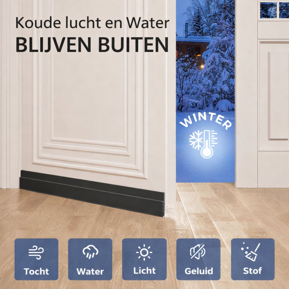 Fita de Vedação para Porta Autocolante Isolante Acústica