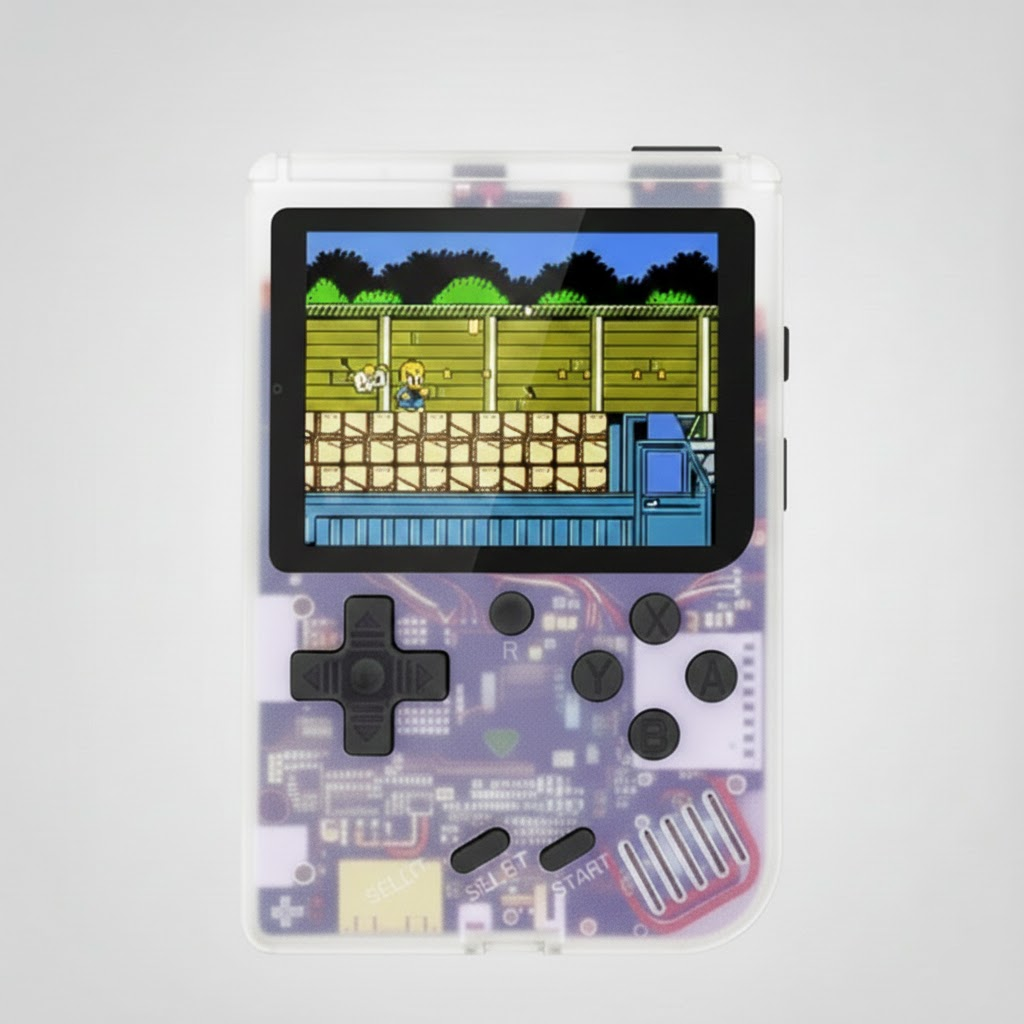 Consola Retro Portátil de Jogos 400 Jogos Ecrã a Cores