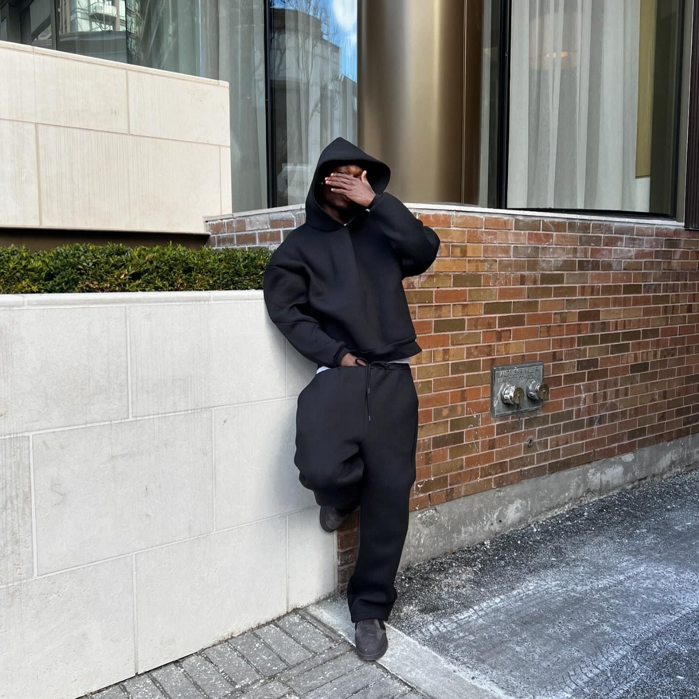 Men’s Oversized Lounge Set Two-Piece Hoodie and Pants