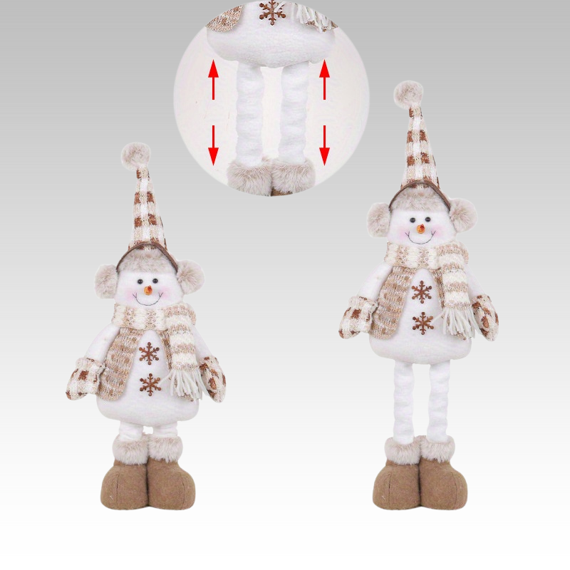 HolidaySet - Rekbare Sneeuwpop & Rendier Poppen