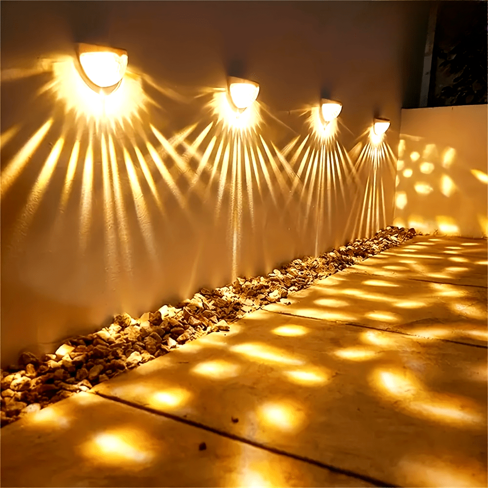 SolarFence - Illuminazione per Recinzione Solare da Esterno, Impermeabile e Decorativa