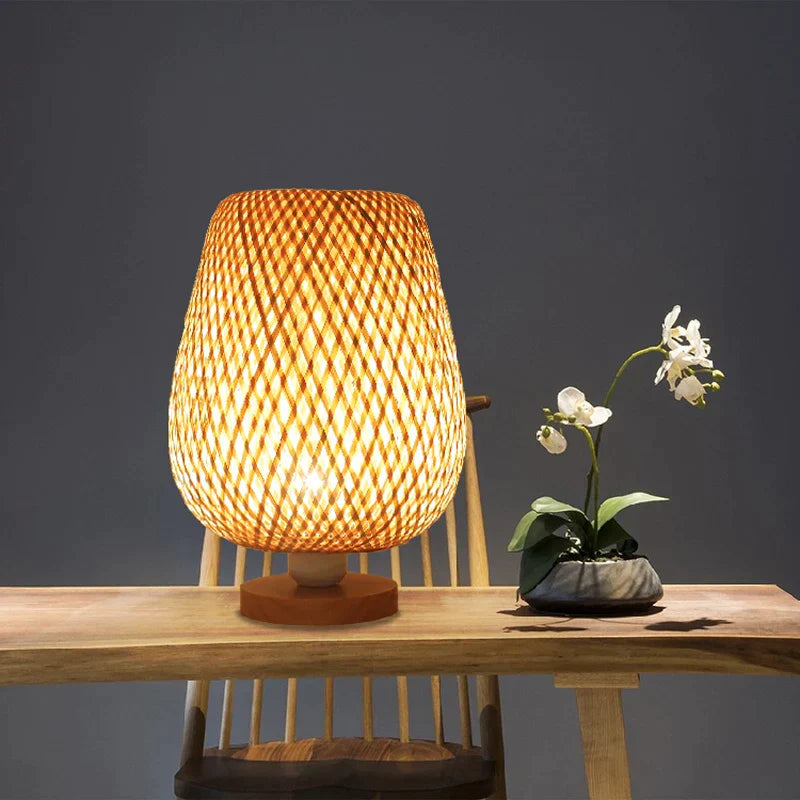 BambooElegance - Vintage Bamboe Lampen