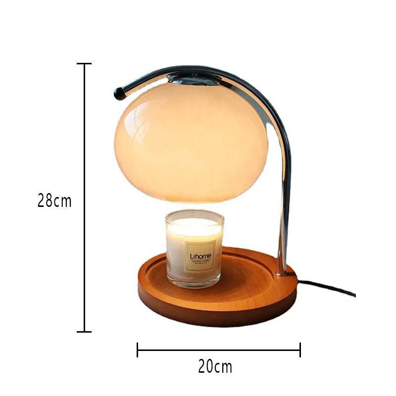 RetroGlaze - Vintage Tafellamp met Handgemaakte Glazuurafwerking