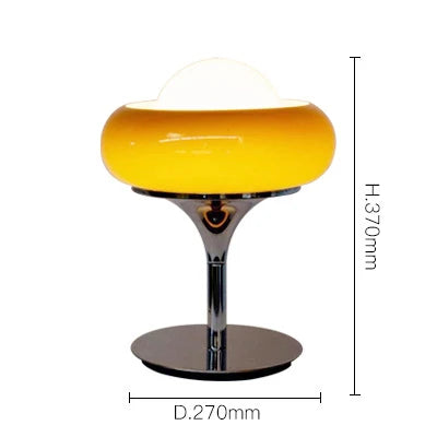 VintageOranje - Tafellamp Retro Design voor Stijlvolle Verlichting