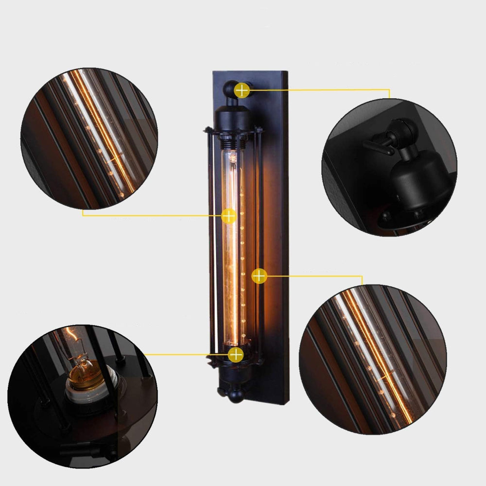 Vintage Wall Mounted LED Light Elegant Metal Design Home Decor 7