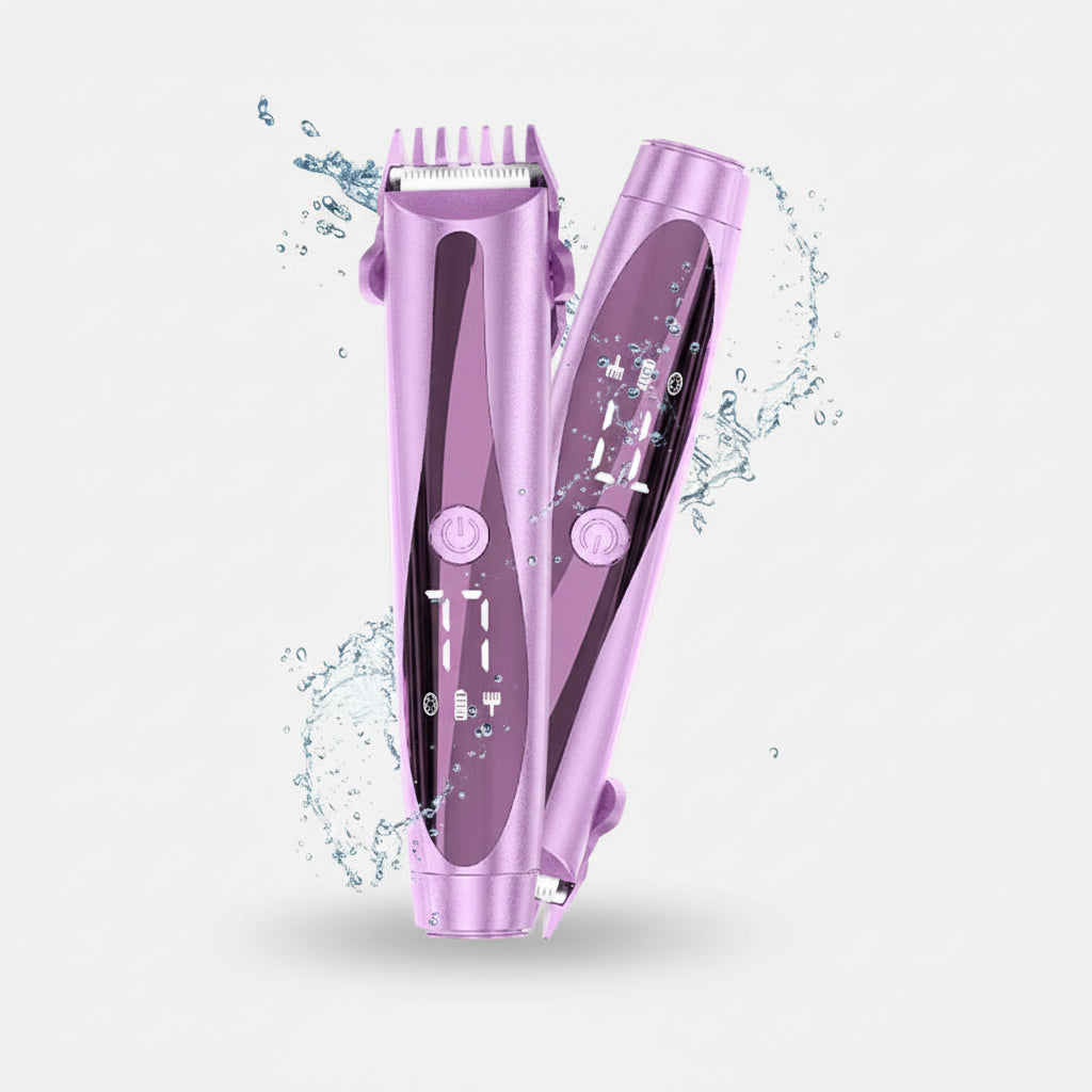 Aparador 2 em 1 Indolor para Biquíni e Rosto Pele Lisa Sem Irritação