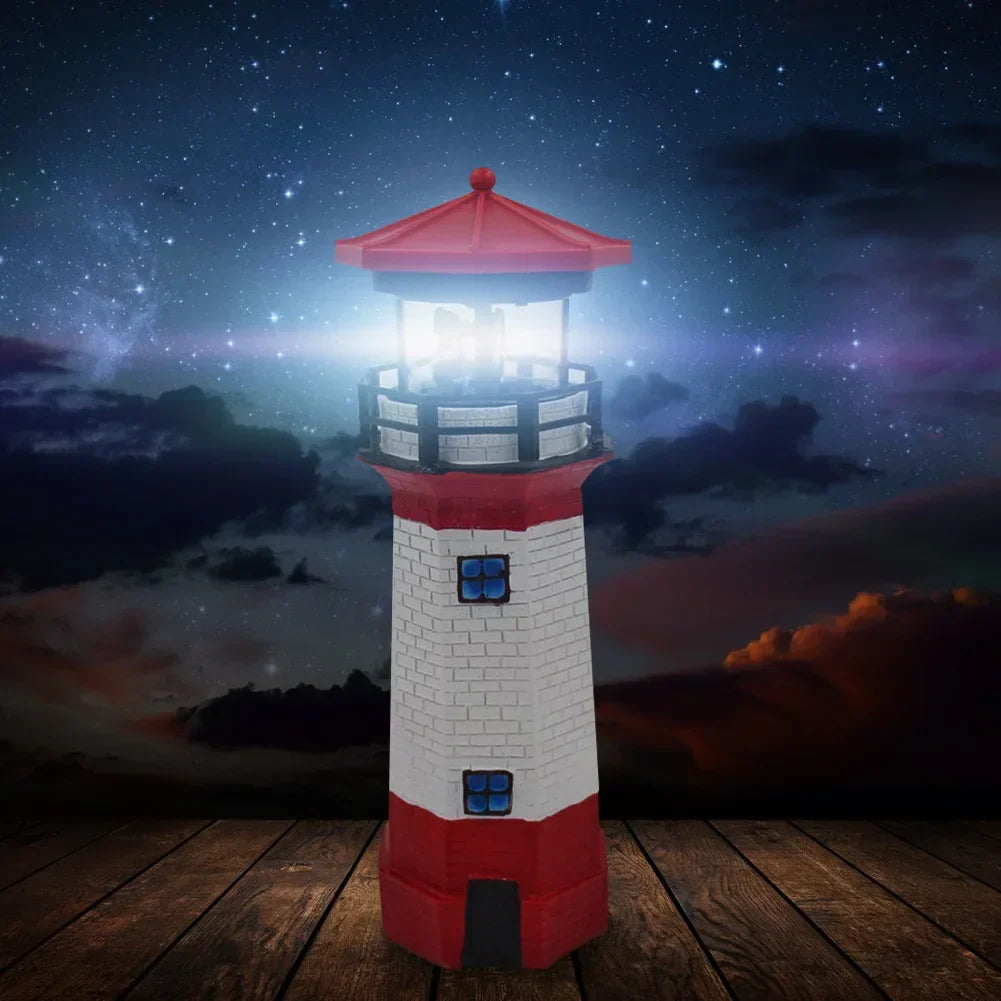 OceanGlow - Vuurtoren Zonne-LED Licht